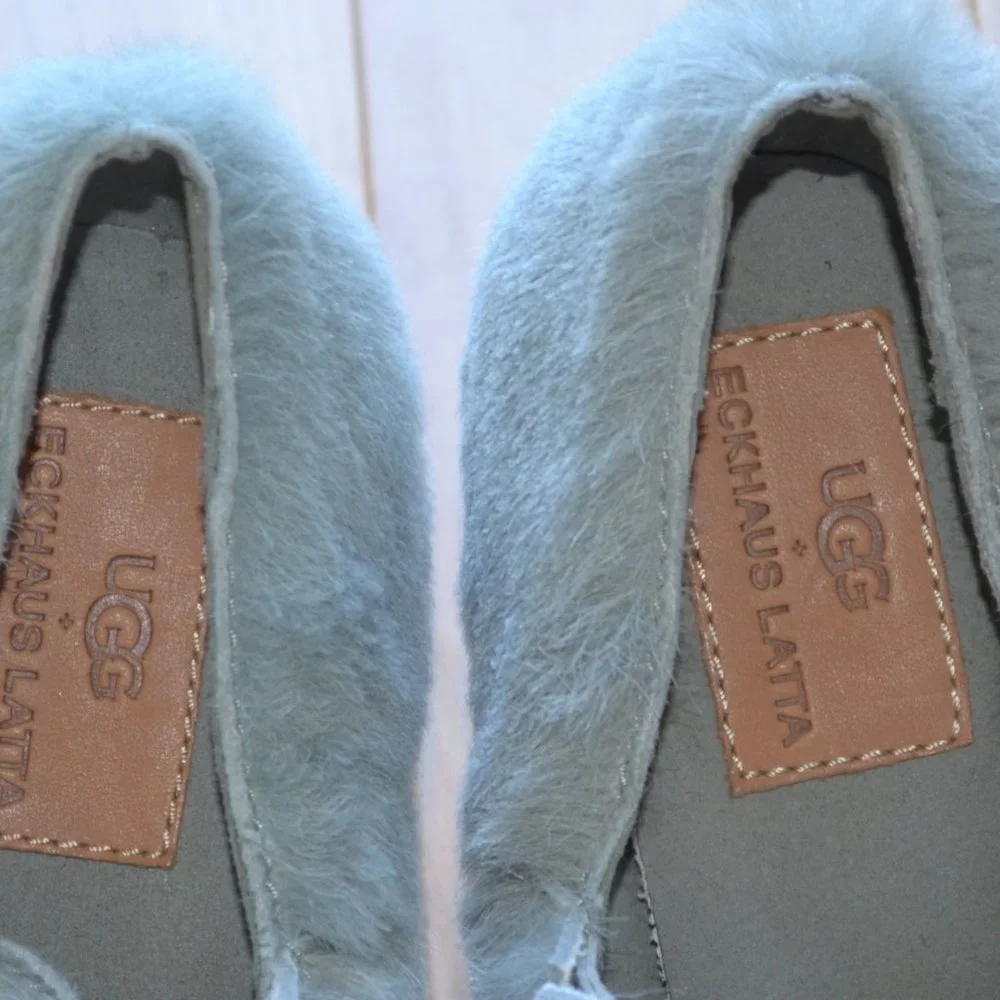 NWOT UGG x Eckhaus Latta Heel Suede Shoes
